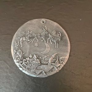 Wendell August Forge Christmas Ornament 2002